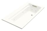 KOHLER K-1124-0 Archer 6-Foot Whirlpool, White