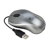 o Logitech o - V150 Lasermaus-Notizbuch-Maus, Three-Button/Scroll, Silber