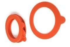Rubber Le Parfait Glass Canning Jar 100mm Replacement Gaskets for 1 Liter(1,000g) Jars (Large Size) - Pack of 6