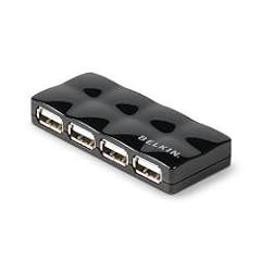 Belkin Mobiler Hi-Speed USB 2.0 7-Port Hub schwarz