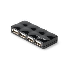 Belkin - F5U701PERBLK - Hub USB mobile 7 ports � haut d�bit - Noir