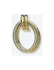14k Fancy Tube Multiple Hoop Earrings