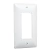 Taymac 5000W Paintable Masque Wall Plate Cover, White, 1-Gang