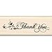 Inkadinkado Wood Mounted Rubber Stamp K-Thank You Flourish