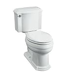Devonshire Comfort Height Two Piece Elongated Toilet Finish: White