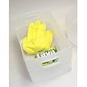 Small Plastic Totes - Set of 4 (Frosted Clear) (5"H x 11.25"W x 6.25"D)