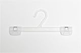 Caraselle 1 White Plastic Hanger with Strong Clips 25cms