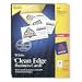 Avery 5870 Clean edge laser business cards, white, 2 x 3-1/2, 2,000 cards/box