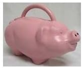 3 PACK PIG WATERING CAN, Color: PINK; Size: 1.75 GALLON (Catalog Category: Lawn & Garden:WATER PRODUCTS)