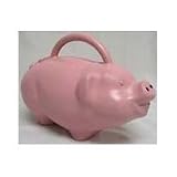 NOVELTY LAWN ORNAMENT PIG WATERING CAN 1.75GL