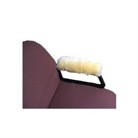 Sheepskin Ranch Sheep Skin Wheelchair Arm Rest Pads - Desk Arm 9.5" Long - 113