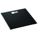 Black Slim Line Digital Electronic Glass Bathroom Scales
