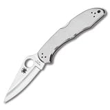 Spyderco Delica 4 Stainless Steel Plain Edge Knife