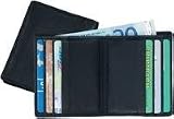 Produkt-Bild: Alassio Kreditkarten-Etui, mit Geldscheinfach, Leder,schwarz