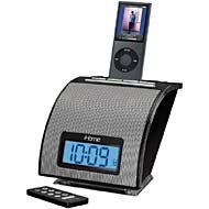 iHome iH11BR Alarm Clock with Dock for iPod (Black)