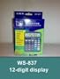 Calculator with Rubber Keys, Efficiently sized 12 digit display solar and battery in a retail box