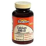 Calcium 900 Mg Plus Vitamin D Softgels, By Sundown - 90 Softgels