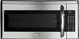 Frigidaire Gallery Series FGMV185KF1.8 cu. ft. Over-the-Range Microwave Oven with 350 CFM Venting System, 1000 Cooking Watts, 9 Auto Cook Options, Sensor Cook, 7 User Preference Options, One-Touch Options and Side Controls: Stainless Steel