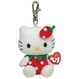 TYBeanieBaby-HELLOKITTY(STRAWBERRY)(MetalKeyClip-UKExclusive)