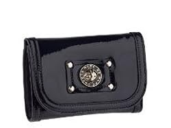 Marc by Marc Jacobs Totally Patent Leather Turnlock Billford Wallet Black