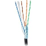 SCP Wire & Cable 1000' Black Shielded Cat 5E Direct Burial Cable