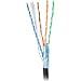 SCP Wire & Cable 1000' Black Shielded Cat 5E Direct Burial Cable