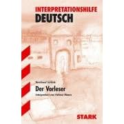 Interpretationshilfe Deutsch: Der Vorleser. Interpretationshilfe Deutsch. (Lernmaterialien)
