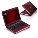 Sony VGN-CS21S Notebook Core 2 Duo (T6400) 2.0GHz 4096MB (2x2048MB) 320GB 14.1 inch WXGA LCD DVDRW LAN WLAN BT Vista Home Premium (GeForce 9300M GS) (Spicy Red) (VGNCS21S/R.CEK)