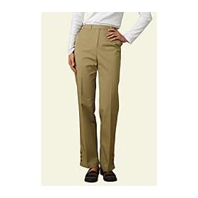 Ladies Regular 7-day Button Leg Twill Pants