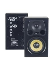 Musical Instruments: Pyle-Pro PSTUDIO6 6.5 350 Watt 2-Way Bass Reflex Amplified Studio Monitor Speaker - Sound Around