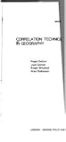Correlation techniques in geography