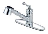 Elements of Design St. Louis Oil Rubbed Bronze 8-Inch Single Handle Pull Out Kitchen Faucet