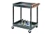 Tray Top Shelf Heavy Duty Plastic Utility Cart