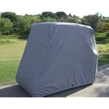 DELUXE 2 PASSENGER GOLF CART COVER - GREY