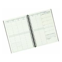 Visuel Schreibtisch-Terminkalender 2013: Agenda Planing. 1 Woche auf 2 Seiten mit Tagesnotizen. 13 Monate: Dezember bis Dezember. Von 8.00 Uhr bis 21.00 Uhr