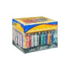 50 Pk Large Bic Lighters + 6 Bonus Lighters