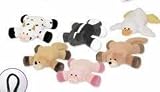 Firstrax Noztonoz LB-AST Little Bites 8in Plush Dog Toy Assorted Each