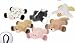 Kitchen & Housewares : Firstrax Noztonoz LB-AST Little Bites 8in Plush Dog Toy Assorted Each