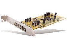 Carte réseau - PCI IEEE 1394B - 3 Ports - 921350 (921350)