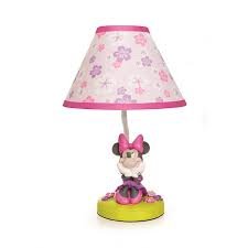 minnie mouse lamp blossoms premier disney baby shade base