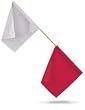 Officials Flag; Red/White