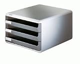 Esselte Leitz: Postset 3 Schubladen rot 5282-25