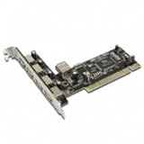 MASSCOOL MTU25 5-Port USB2.0 PCI Card Controller Card Retail