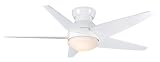 Casablanca Fans C30G11H 52″ Isotope Contemporary Flush Mount White Ceiling Fan w/ Light & Remote 21YsEtIudJL. SL160 Casablanca Fans C35G11H 44 Isotope Contemporary Flush Mount White Ceiling Fan w/ Light & Remote