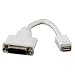 Electronics : Apple Mac Mini DVI (Male) to HDMI (Female) Cable ~ Display Adapter~ Signal Converter ~ White Coloured ~ 20cm/0.2m ~ Video Output Lead ~ Display Adapter