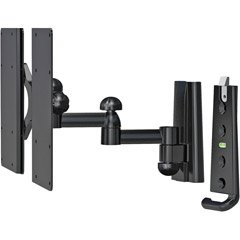 LevelMount EL37DJ - Articulating Wall Mount for 10" to 32" LCD and Plasma TVs - Black