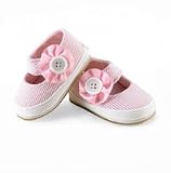 Mud Pie Baby Lil' Chick Seersucker Mary Jane Shoes, Pink, 0 - 6 Months