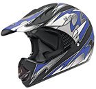 Vega Adult Motocross Helmets Dirt Bike Helmet ATV Mojave Flat Light Blue Graphics