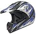 Sporting Goods : Vega Adult Motocross Helmets Dirt Bike Helmet ATV Mojave Flat Light Blue Graphics
