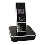 DeTeWe Style 200 Strahlungsarmes schnurloses DECT-Telefon, schwarz-silbervon "DeTeWe"